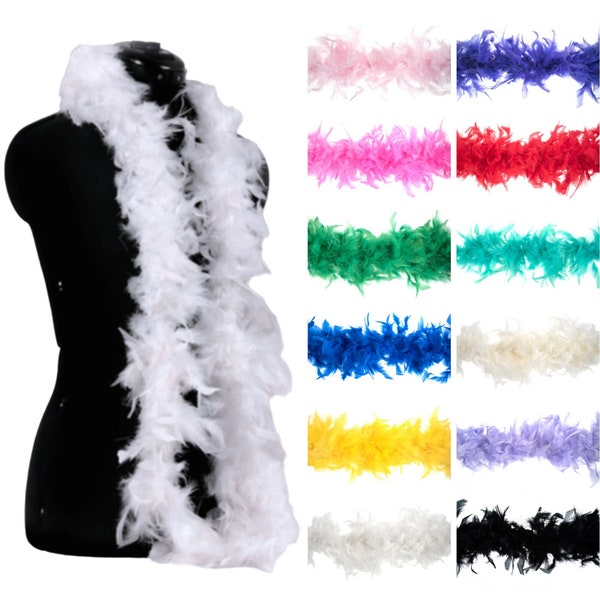 Trimits Marabou Boa Feather Trim Hem Fancy Dress 1.8m x 12cm All Colours