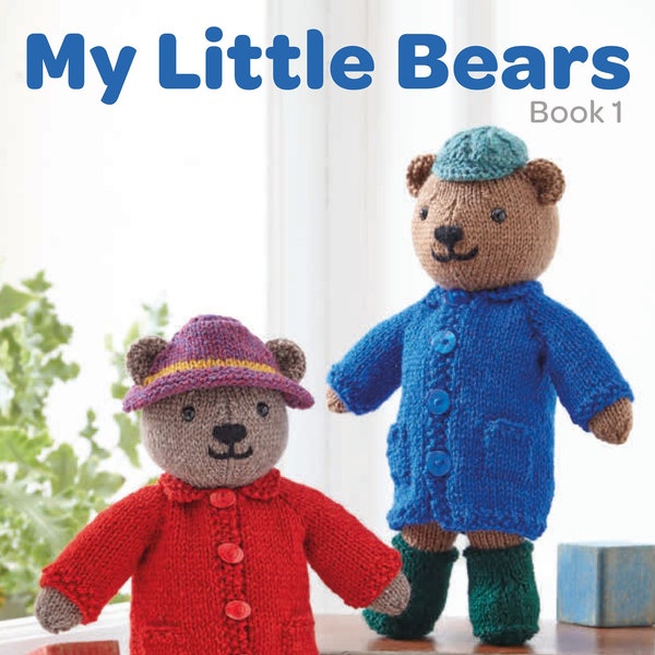 King Cole My Little Bears - Book 1 - Knitting - Toys & Clothes - DK - 7 Patterns