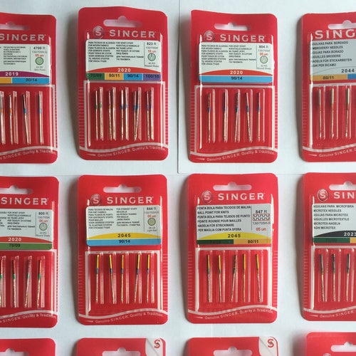 Singer Sewing Machine Needles All Styles / Sizes Domestic Etsy