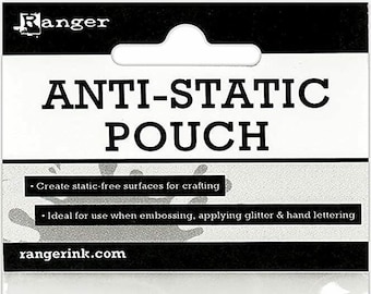 Ranger Anti-Static Pouch For Heat Embossing / Card Making / Scrapbooking / Applying Glitter / Hand Lettering