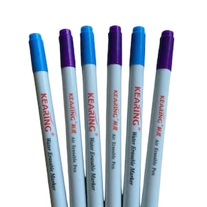 7 Colors Adger Water Soluble Pens Water Erasable Marking Pen Marking Pen  Pattern Transferring Fabric Marker Pen Embroidery Cross Stitch -  UK