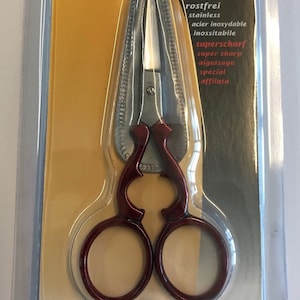 Kleiber Mini/Fine Embroidery Scissors - Very Sharp - 9cm / 3.5" - Sewing Crafts Small with Case