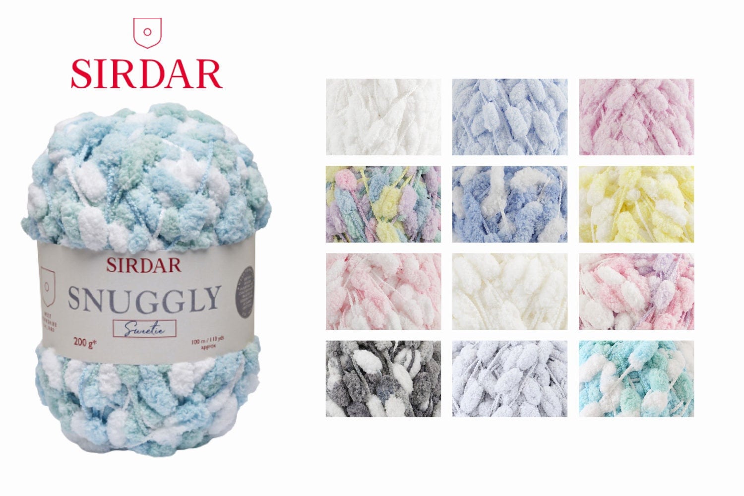 Sweetie pom pom wool sales