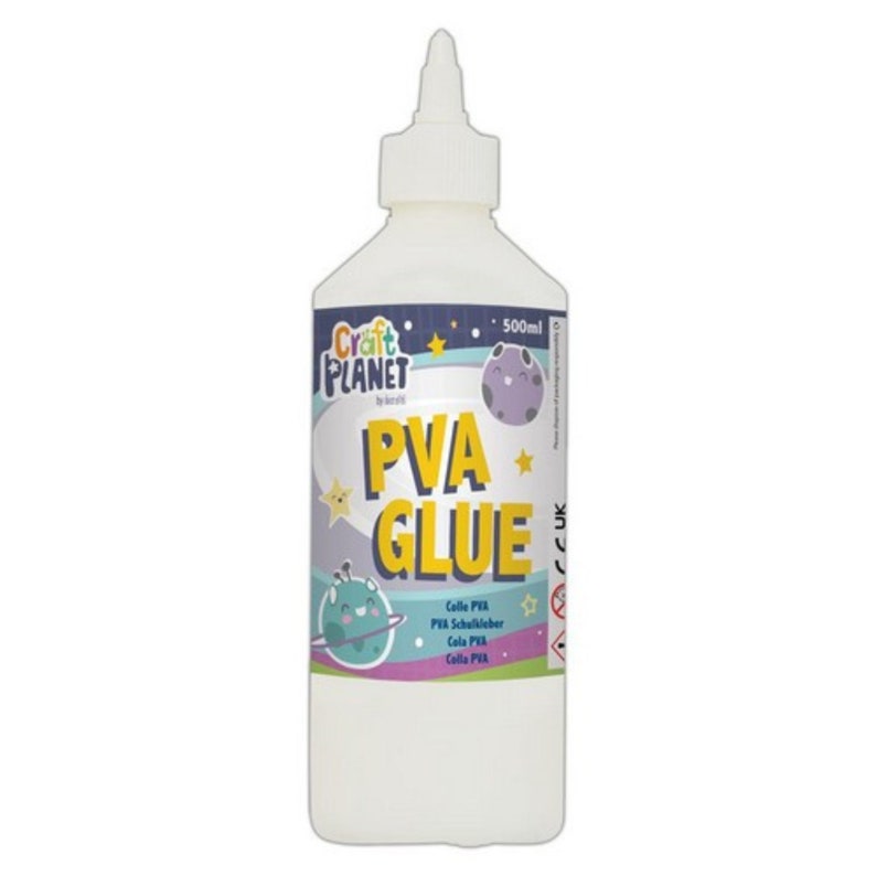 Craft PVA Glue 3 Sizes 240ml to 1L Scrapbooking Embossing Crafts