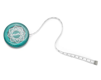 KnitPro The Mindful Collection Tape Measure: Retractable Teal 150cm (60in)