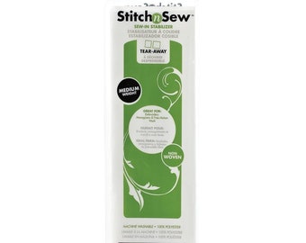 Stitch n Sew Tear-Away Stabilizer-20" x 1 Yard Pack