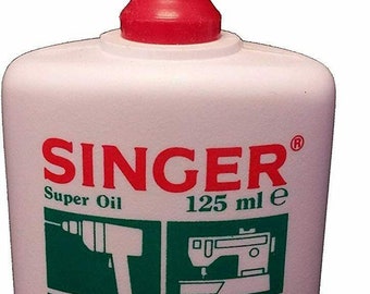 Singer Sewing Machine Oil. 125 Ml Bottle. Singer Super Oil. Fine