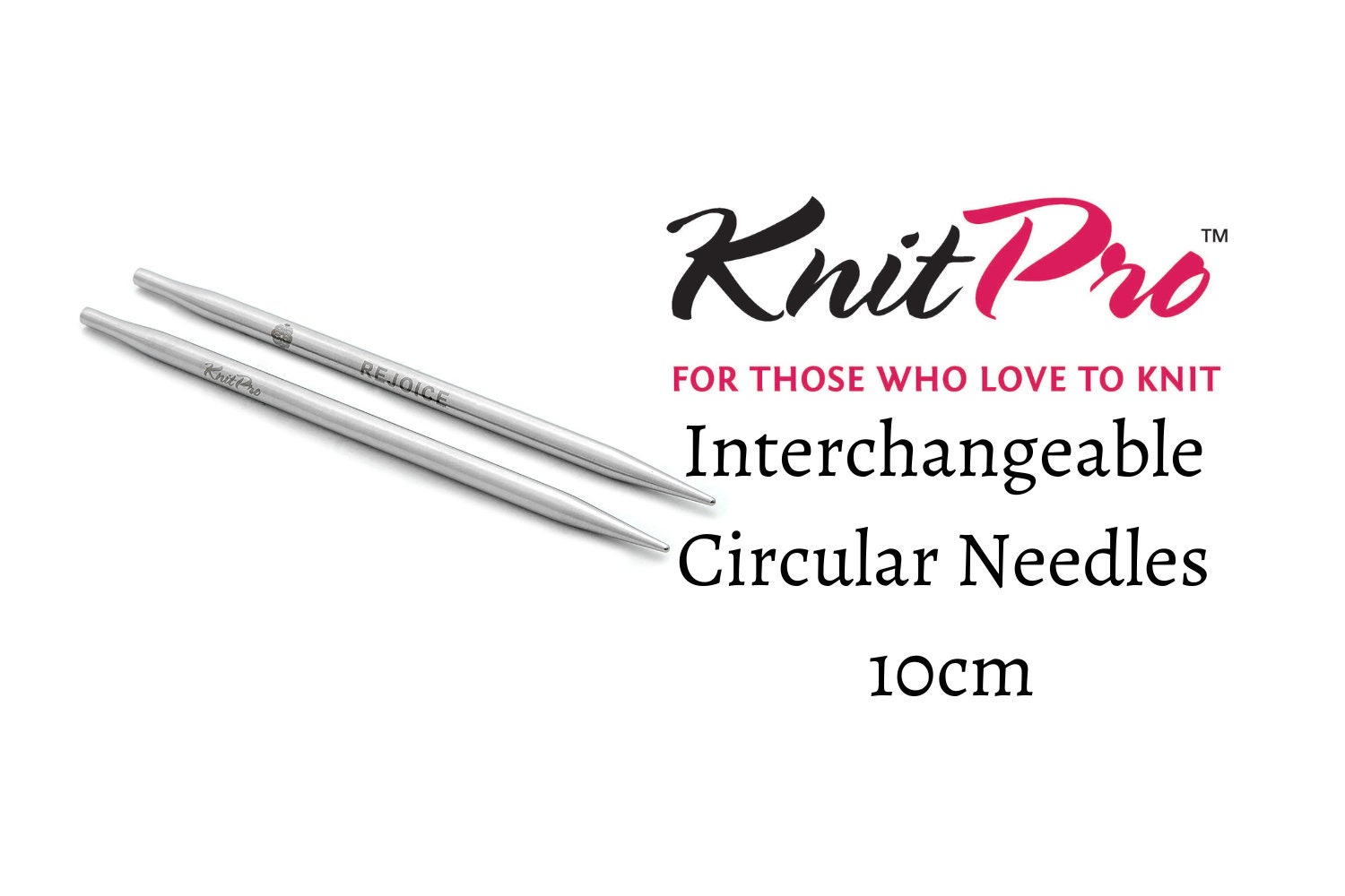 Punte Intercambiabili Per Ferri Da Maglia KnitPro Mindful Lace - 10 Cm, Misura 5.00 Mm, Acciaio Inossidabile, Per Lavoro A Maglia Preciso