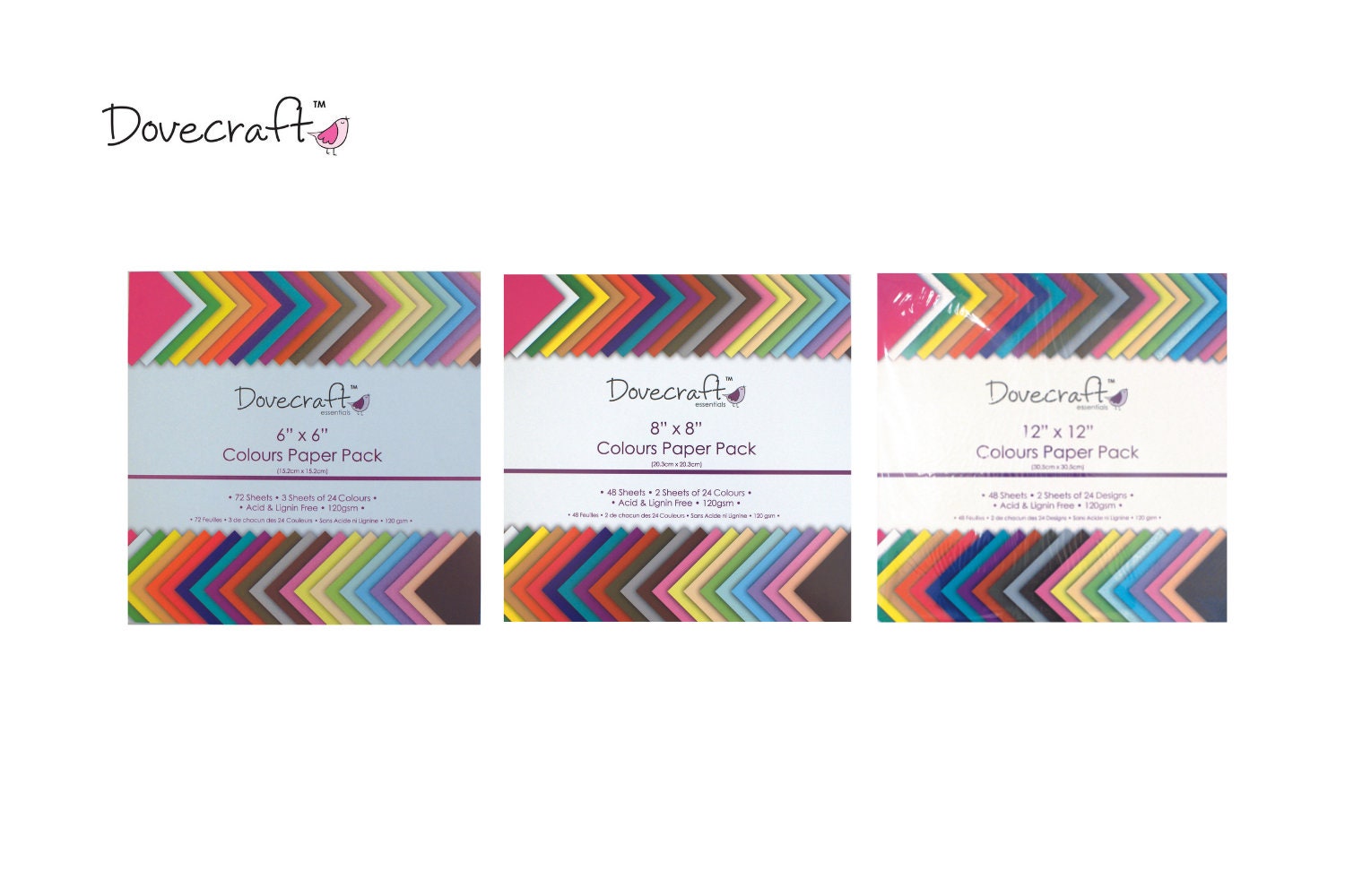 Dovecraft Colours Paper Pad - 120gsm Dovecraft Colours Paper Pad - 120gsm