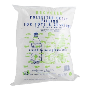 Polyester-Spielzeugfüllung: Recycled 200g Spielzeugkissen-Füllstoff - Basteln, Nähen, Quilten, Stricken, Stickerei, Detailarbeit