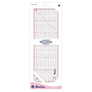 Hemline Ironing Ruler: 30 x 10cm fibreglass hems, seams, pleats Heat Resistant