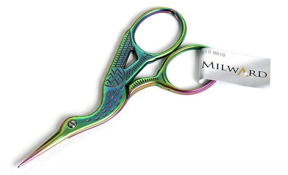 3x Thread Scissors with Finger / Thread Scissors / Small Sewing Scissors /  Mini