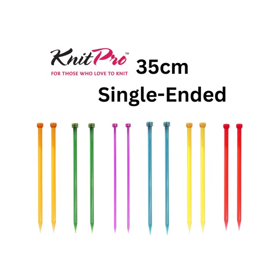 Milward Single-Ended Aluminium Knitting Pins - 35cm Milward Single-Ended Aluminium Knitting Pins - 35cm