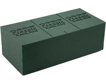 Creativ Oasis Floral Foam, vert, taille 23x11x8 cm, 1 pc Foam Bricks Floral