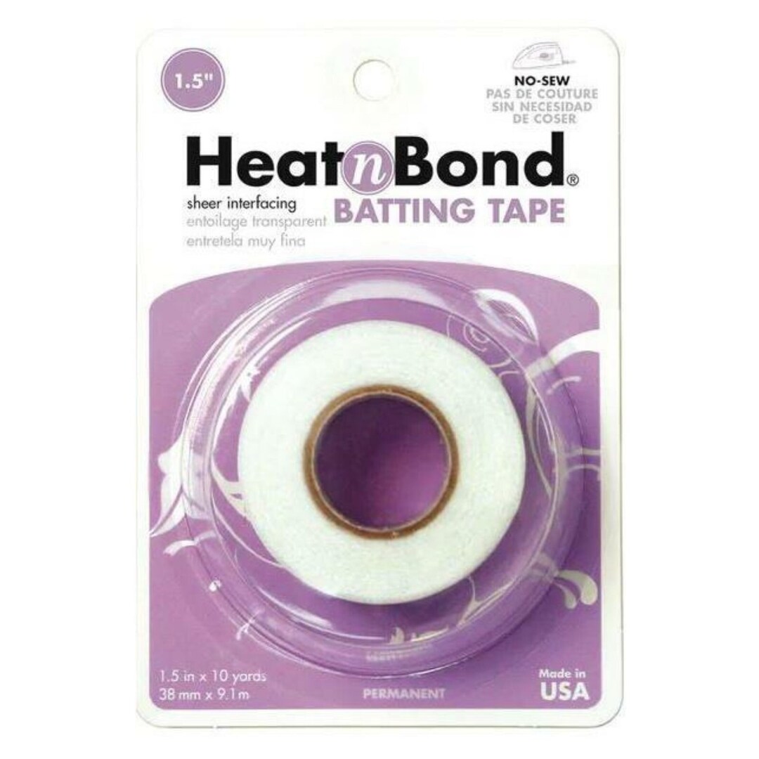 Thermoweb Heat N Bond Batting Seam Tape Iron on 3.8cm X 9.1m Sheer