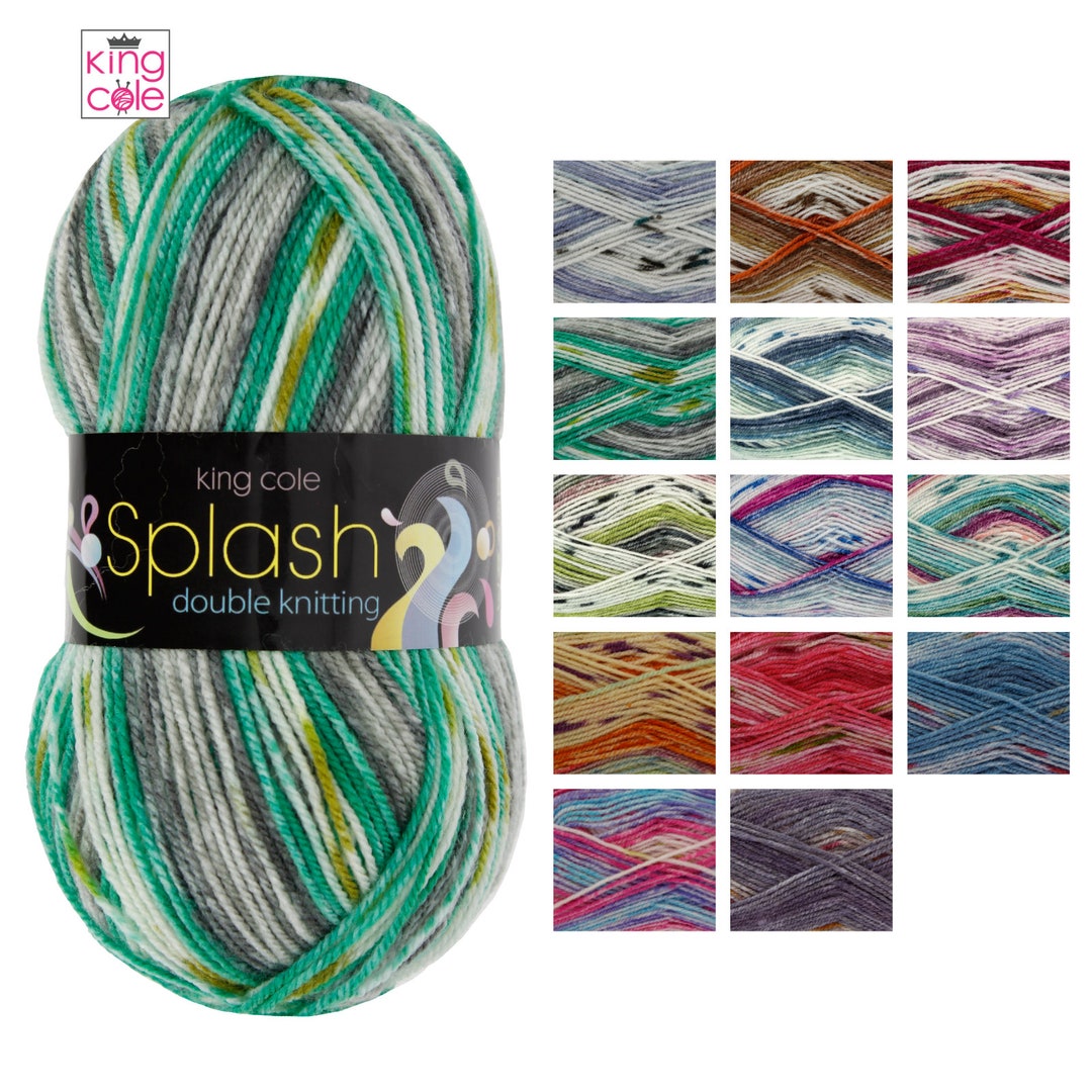 King Cole Splash Double Knit Yarn - 100g King Cole Splash Double Knit Yarn - 100g