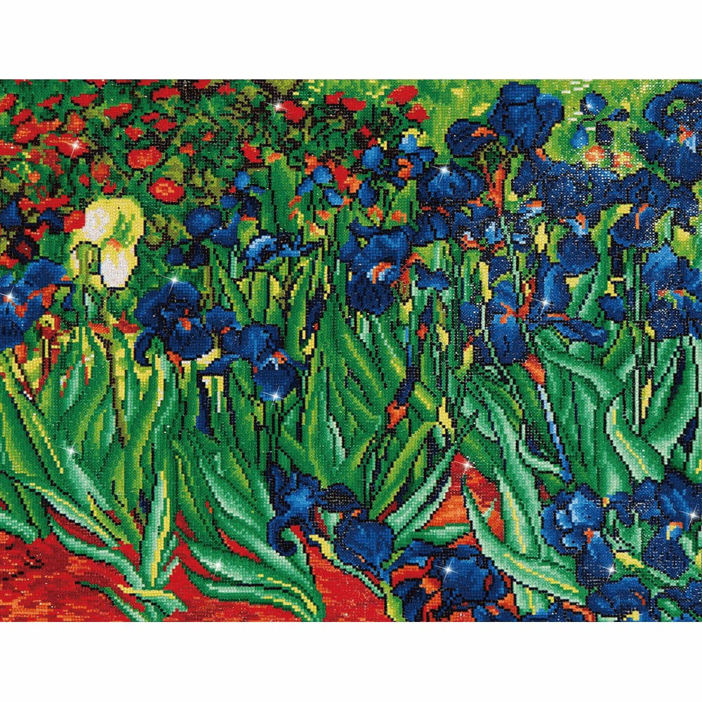 Make Market Van Gogh Irises Diamond Art Kit Paint - Each