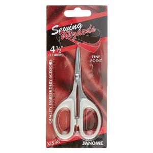 Janome feine Stickschere 11cm Schere Stoff nähen schneidern