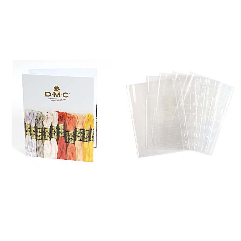 DMC Gold Concept Ring Binder / Plastic File Inserts - Stitch Bow Floss ...