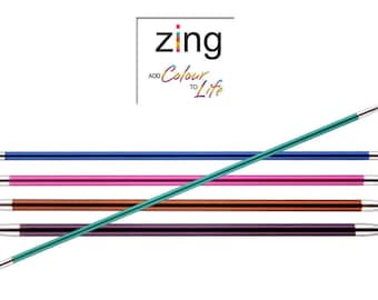 KnitPro Zing sokkenbreinaalden, DPNS 20 cm (5 stuks) alle maten: 2 mm - 8 mm