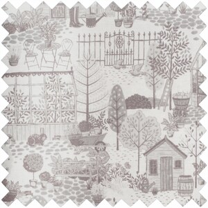 Boîte à couture HobbyGift Panier en osier gris Dans le jardin Rangement pour lartisanat de couture image 3