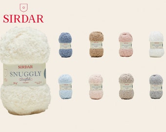 Sirdar Snowflake Chunky 50 g de laine toutes les couleurs - Fils à tricoter épais pour crochet