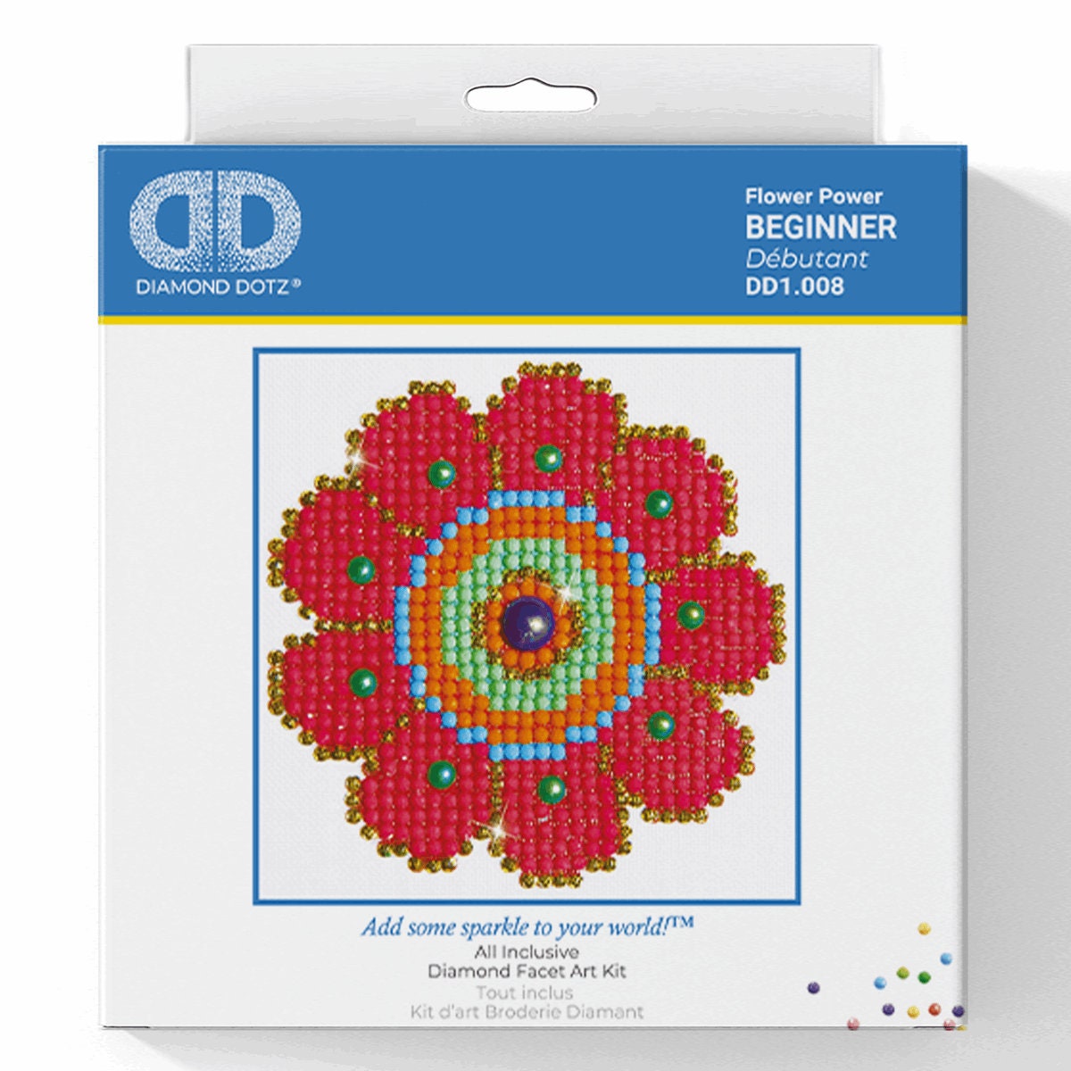 Diamond Dotz Kitty Knits - Kit per pittura a mosaico con