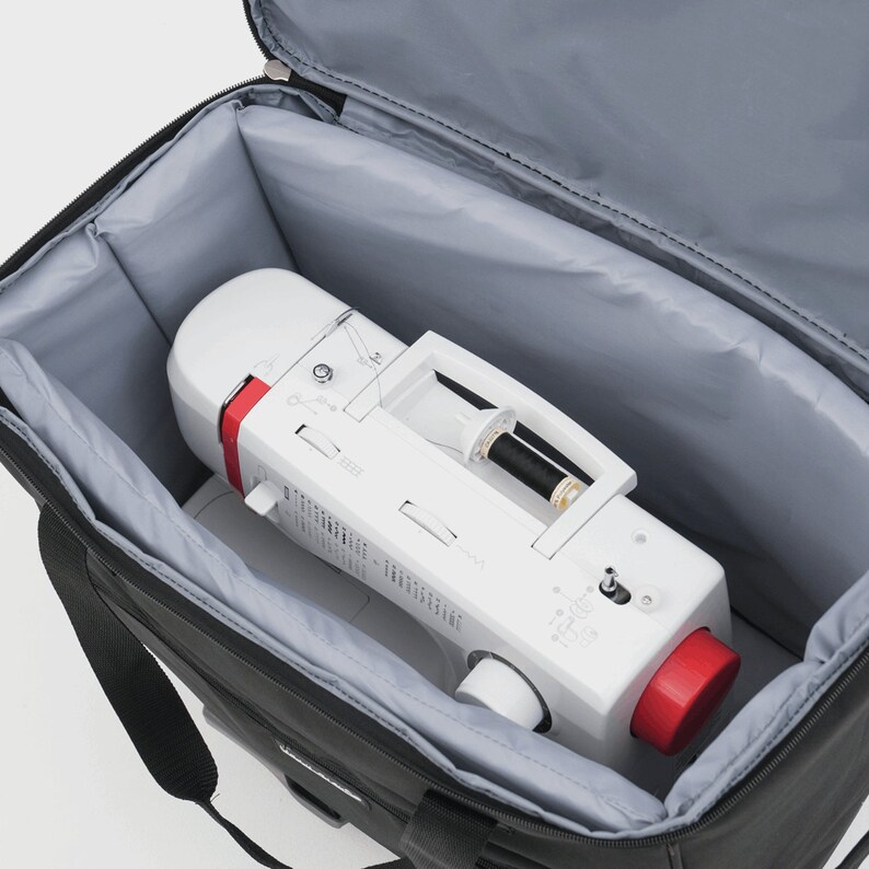 Hobbygift Sewing Machine Trolley Bag Black Crafts Sewing Etsy Australia