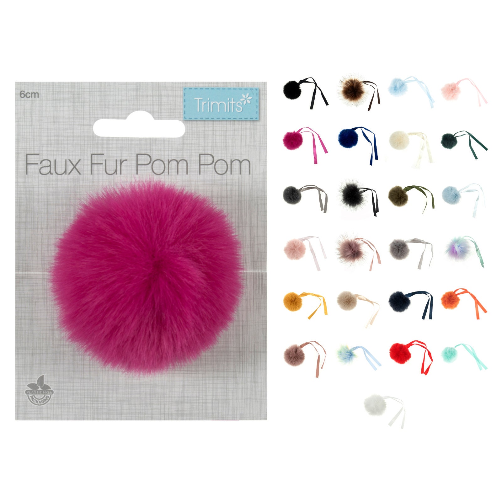 1-5cm DIY Pom Pom Ball Assorted Colors Soft Fuzzy Arts Creative Craft Sew  Decor