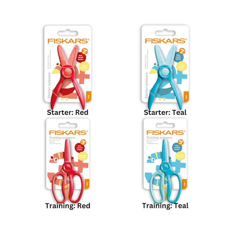 Fiskars Scissors Kids: Starter/training - Learn Cut Arts & Craft Blunt ...