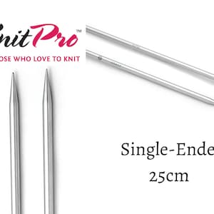 KnitPro The Mindful Collection Knitting Pins Single Ended: 25cm Sizes 2mm-12mm