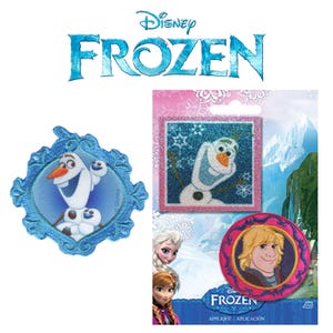 Oficjalna aplikacja naszywka Disney Frozen Princesses Elsa Olaf - do prasowania - małe aplikacje