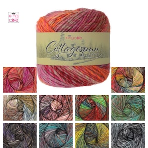 King Cole Cottagespun Chunky 150g - Garnwolle Stricken Häkeln Handwerk - Nähen, Quilten, Stricken, Stickerei, Detailarbeit