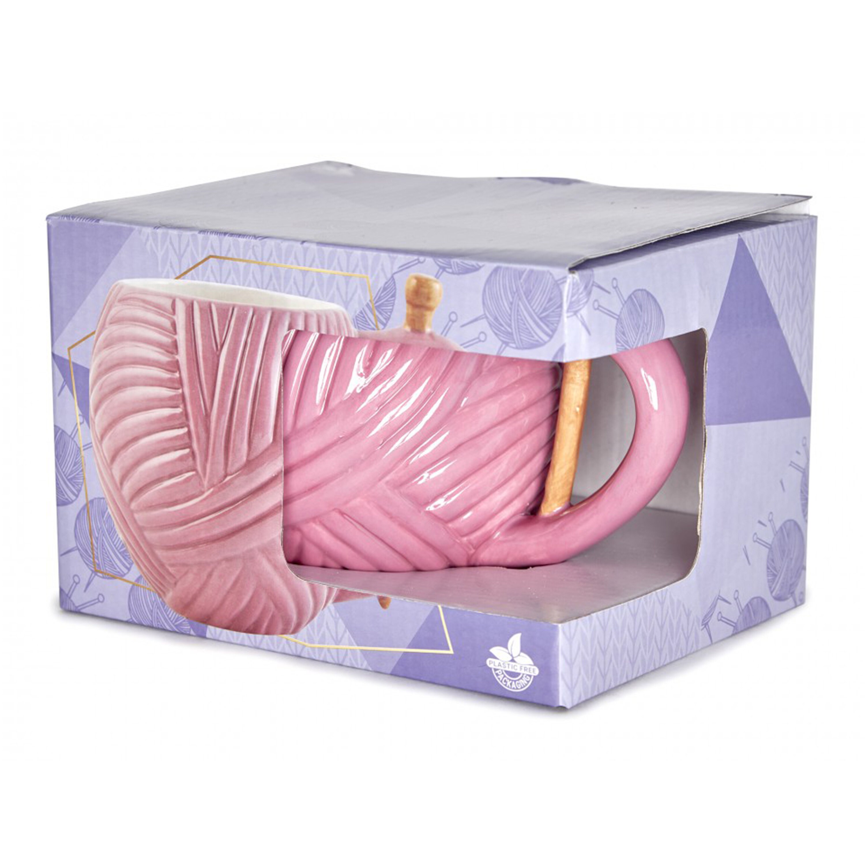 Sew Thirsty Desk Organiser - Grey, Pink or White - Pens Pencils Holder Crafts Gift Novelty Knitting Yarn Mug
