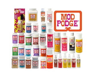 Mod Podge-meerdere items glanzend mat hardcoat stof puzzel buitenvaatwasser