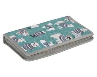 Estuche de agujas intercambiables HobbyGift - Woolly Pully - Tejido - Almacenamiento - Oveja - Manualidades, costura, acolchado, tejido, bordado