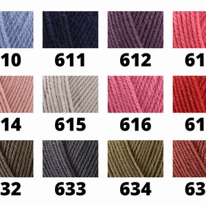 New Colours Added Sirdar Bonus DK 100g Yarn Colours DK Double Knit Knitting Crochet Yarn Acrylic image 4