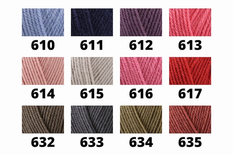 New Colours Added Sirdar Bonus DK 100g Yarn Colours DK Double Knit Knitting Crochet Yarn Acrylic image 4