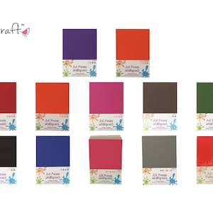 A4/A5 Multipacks Dovecraft Tonal Colors Foam Craft Sheets 2 mm, Card Making, Party Decor