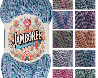 King Cole Jamboree DK 100 g Hilo de lana para tejer Acrílico Crochet Manualidades