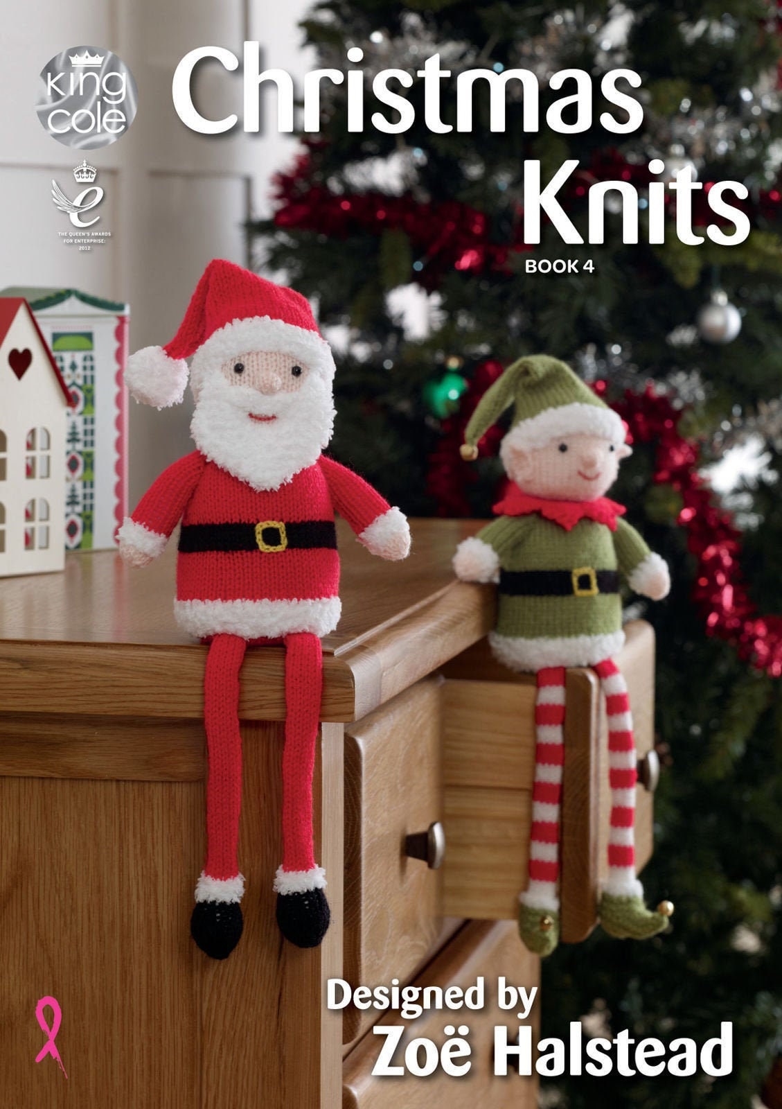 King Cole Christmas Knits Book 4 Knitting Patterns Santa Snowman