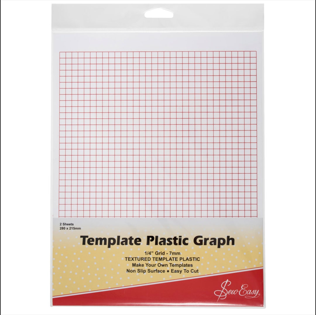 Gridded Template Plastic 12x18", By EZ Quilting (882670052A