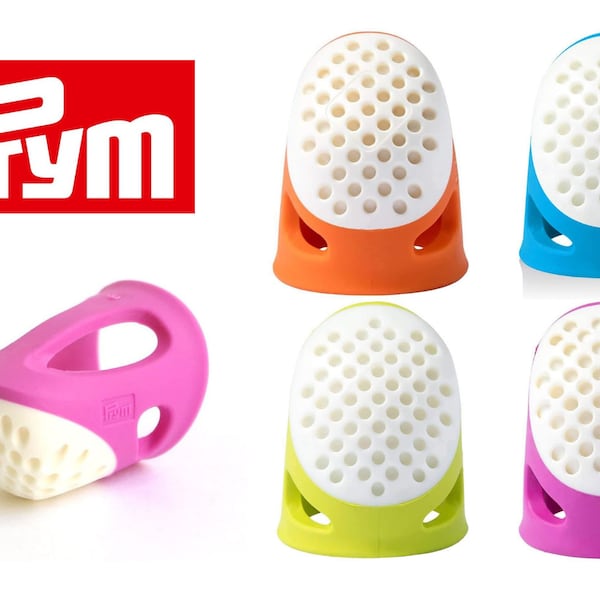 PRYM Ergonomische Vingerhoedjes - Keuze uit 4 Maten 14mm tot 20mm - Comfort Soft Naai Quiltnaalden