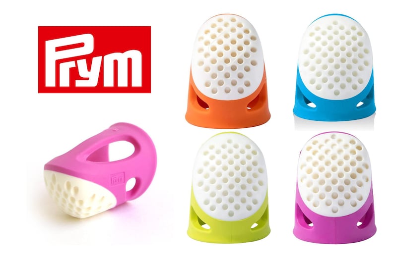 PRYM Ergonomic Thimbles Choice of 4 Sizes 14mm to 20mm Comfort Soft Sewing Quilting Needles image 1
