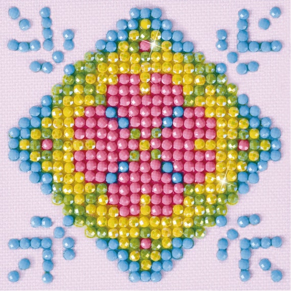 DIAMOND DOTZ - Kit Diamond Art A Forma Di Foglia - 19x25 Cm - Per Adulti, Rilassante E Creativo, Con Gemme Colorate E Tela Autoadesiva