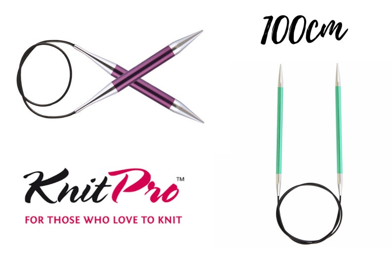 Knitpro Zing Fixed Circular Needles 100cm Length Sizes Etsy Australia