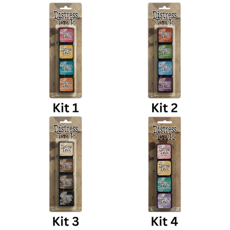 Ranger Tim Holtz Distress Ink Pad Mini Kits - Cardmaking Crafts ...