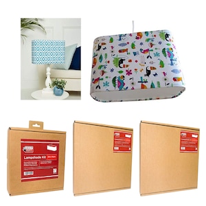 NeedCraft Rounded Rectangle Lampshade Kit - Make your own 20cm to 40cm - PARENT