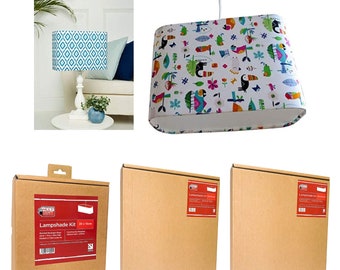DIY NeedCraft Rounded Rectangle Lampshade Kit - Make your own 20cm to 40cm - Crafts