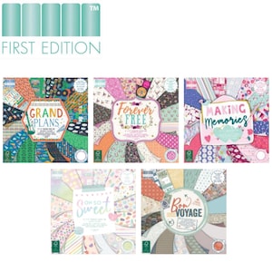 Första upplagan PaperPads 8x8, 200gsm, scrapbooking, kort, journaling, papperspyssel